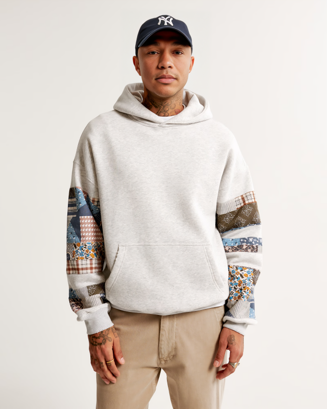 Unisex Patch Panel Hoodie